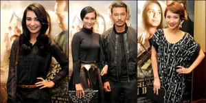 Cantiknya Para Selebritis Dalam Dress Serba Hitam