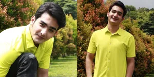 Cerah! Deretan Foto Ganteng Mahdy Reza Pakai Kemeja Kuning Neon di Lokasi Syuting 'BUKU HARIAN SEORANG ISTRI'
