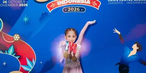Potret Chava Anak Rachel Vennya Raih Medali Emas dan Dua Perak di Skate Indonesia 2026