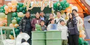 Potret Pesta Ultah Dante Anak Chelsea Olivia, Tiup Lilin Bareng Glenn Alinskie