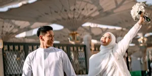 Dara Arafah dan Rehan Mubarak Menetap Sementara di Madinah Usai Menikah