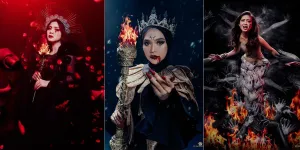 Dari Felicya Angelista - Ria Ricis Jalani Pemotretan Bertema Halloween, Dandan Seram Hingga Bikin Pangling!
