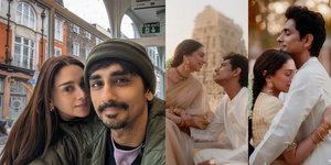 Dari Layar ke Hati, 8 Potret Perjalanan Cinta Aditi Rao Hydari dan Siddharth  - Beda 8 Tahun Tak Jadi Penghalang