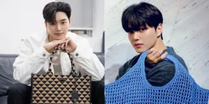 Deretan Foto Ganteng Song Kang Tenteng Tas PRADA, Pesona Sang Brand Ambassador Pamer Koleksi Terbaru!
