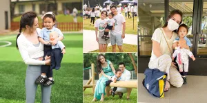 Deretan Foto Gaya Shandy Aulia Saat Antar Claire Berangkat Sekolah, Netizen: Lebih Cocok Jadi Kakaknya