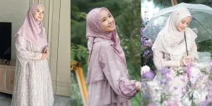 Deretan Gaya Cantik Laudya Cynthia Bella Tampil Makin Tertutup, Selalu Pakai Dress Panjang Flowy Bikin Hati Adem!