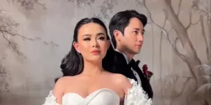 Detail Gaun Pengantin Amanda Manopo di Resepsi Pernikahan, Mewah Bak Dewi yang Elegan