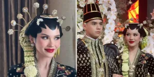 Potret Detail Makeup Alyssa Daguise di Acara Ngunduh Mantu Sukses Bikin Pangling