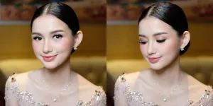 Detail Penampilan Sarah Menzel di Pernikahan Aaliyah Massaid dan Thariq Halilintar, Cantiknya Nggak Kalah dari Pengantin