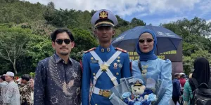 Dhofin Putra Ibnu Jamil Wisuda Prabhatar Akademi TNI