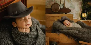 Disebut Bibit Unggul, 8 Potret Newborn Photoshoot Baby Pierce Anak Billy Davidson dan Patricia Devina - Mewarisi Wajah Rupawan Orangtuanya