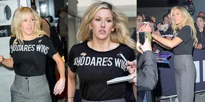 Ellie Goulding Ramah Sapa Penggemar di London
