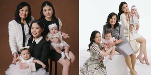 Family Potrait Valencia - Jessica Tanoe Bareng Anak dan Sang Nenek, Pancarkan Pesona Old Money