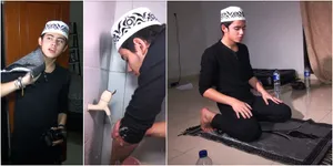 Foto - Yuk Ikuti Aliando Syarief Saat Sholat dan Berbuka Puasa