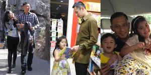 FOTO: 12 Foto Bukti Agus Yudhoyono Sosok Ayah & Suami Idaman