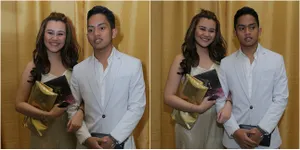 FOTO Aaliyah Massaid Gandeng Mesra Pacar Usai Red Carpet, Kompak!