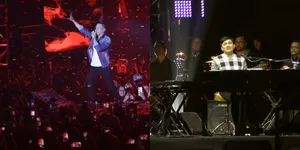 FOTO: Aksi Panggung NOAH X Yovie and His Friends Hibur Ribuan Penonton