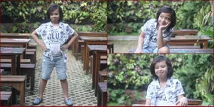 FOTO: Aktor Cilik Berbakat Ini Jalani Debut di Film Ruben Onsu