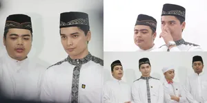 FOTO: Anak Ustaz Arifin Ilham, Tetap Terlihat Tegar Meski Berduka