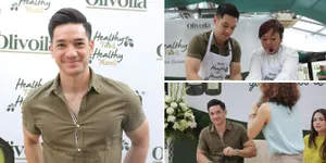 FOTO: Andrew White Berbagi Cerita Tentang Pola Hidup Sehat