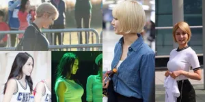 FOTO: Seperti Hanya Rekasaya, Benarkah AOA Pakai Pengganjal Dada?