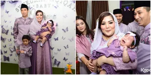 FOTO: Aqiqah Anak ke 2 Nindy, Penuh Lavender dan Kupu-Kupu