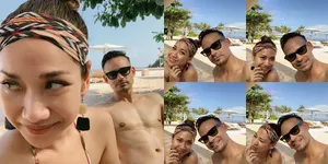 FOTO: BCL & Ashraf Sinclair Liburan ke Pantai, Romantis Deh!