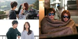FOTO: BTS Romantis Lee Hong Ki & Park Shin Hye Saat Syuting MV