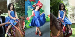 FOTO: Cantik Mikhayla Bakrie Bak Princess di Ultah Adik Mainaka