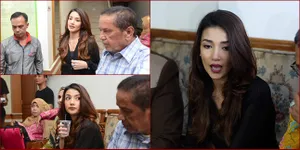 FOTO: Cerita Tak Bisa Ketemu Anak, Tsania Marwa Banjir Air Mata