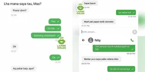 FOTO: Chat Kocak Driver Ojol & Penumpang, dari Typo sampai Ngegas