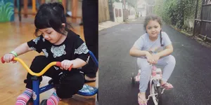 FOTO: Cute - Menggemaskan, Saat Arsy Cium Pipi Amora Lemos 