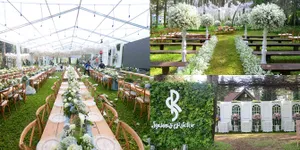 FOTO: Dekorasi Pernikahan Syahnaz-Jeje Mewah di Tengah Hutan