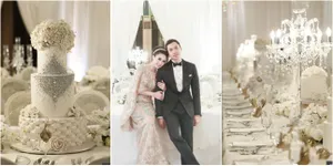 FOTO Dekorasi Wedding Dinner Sandra Dewi, Semewah Jamuan Istana! 