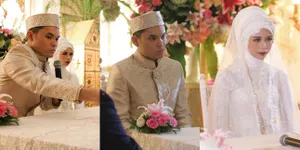 FOTO: Detik-Detik Ijab Kabul Pernikahan Ben-Ines, Tegang Bahagia!
