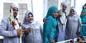 Foto Dhawiya dan Muhammad Setelah Resmi Menikah, Manis Hangat