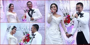 FOTO: Di Atas Pelaminan, Denada - Ihsan Sebarkan Cinta