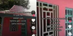 FOTO Dijual Rumah dan Tanahnya Rp 10 Juta, Alasannya Karena Gak Cocok Sama 'Tetangga'