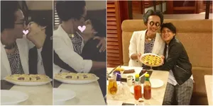 FOTO: Dinner Ulang Tahun Romantis Aming, Cium Mesra Evelyn!