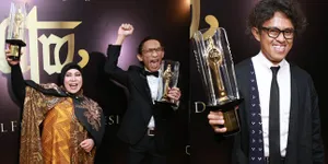 FOTO: Ekspresi Bahagia Para Pemenang Festival Film Indonesia 2016