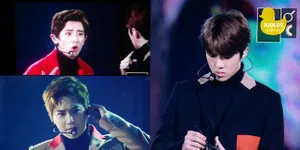 FOTO: Ekspresi Kesal EXO Saat Mic '2015 SBS Gayo Daejun' Rusak