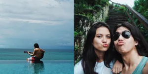 Foto: El Rumi - Marsha Aruan Rayakan Tahun Baru Bersama di Bali