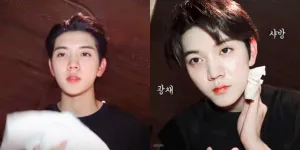 FOTO: Flawless, Wajah Tanpa Makeup Ren NUEST Panen Pujian