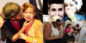 Foto-Foto Bukti Cinta Justin Bieber Pada Fans