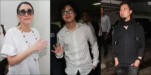 Foto-Foto Kompaknya Maia Estianty dan Dhani di Sidang Perdana Dul