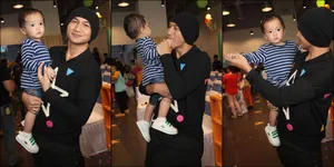 Foto-Foto Lucunya Kedekatan Anji dan Anak