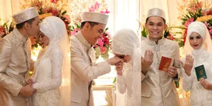 Foto-Foto Perdana Resmi Jadi Suami Istri, Ben Cium Mesra Ines