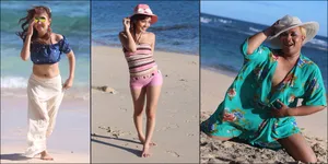 Foto-Foto Serunya Liburan Bella Shofie dan Tata Liem di Bali