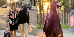 Foto-Foto Zaskia Adya Mecca dan Hanung Bramantyo di Los Angeles, Jalan-Jalan Berdua Nikmati Honeymoon Tertunda