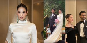 FOTO Gelar Resepsi di Kuala Lumpur, Pevita Pearce Anggun dengan Perhiasan Emerald Mewah - Pesta Megah